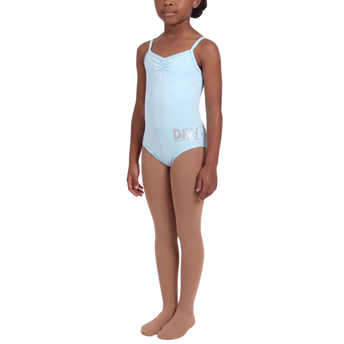 Lower Division Tendu I Baby Blue Leotard - Front