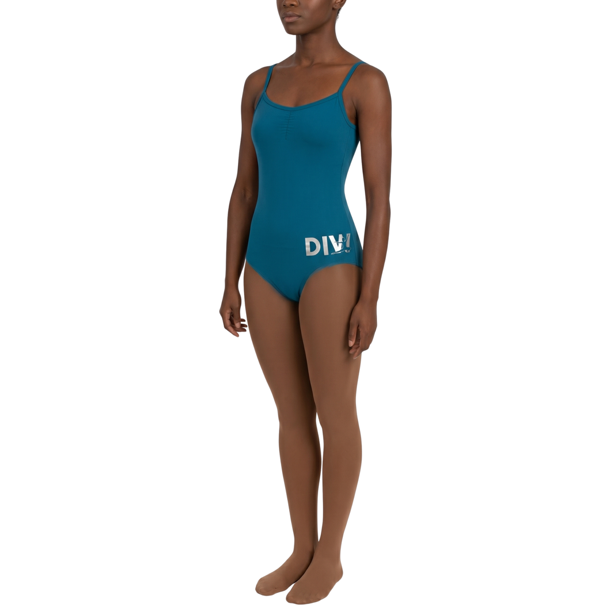 Middle Division Relevé II Teal Leotard - Front
