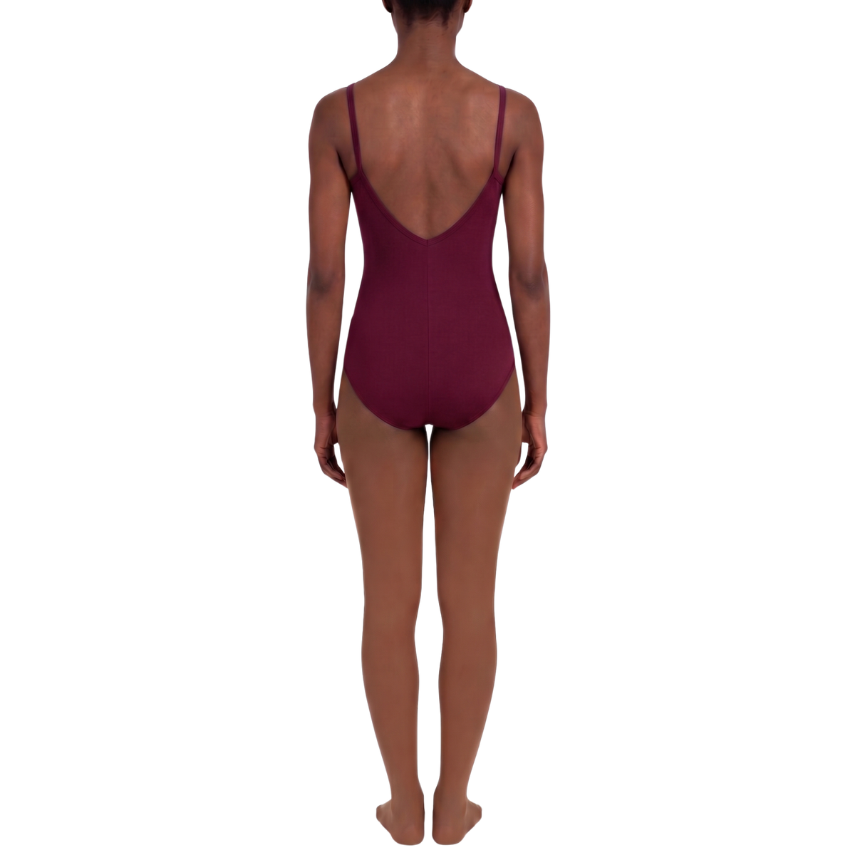 Middle Division Relevé II Wine Leotard - Back