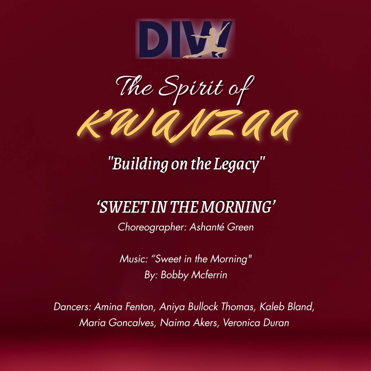 The Spirit of Kwanzaa 2021: Building on the Legacy - Sweet in the Morning