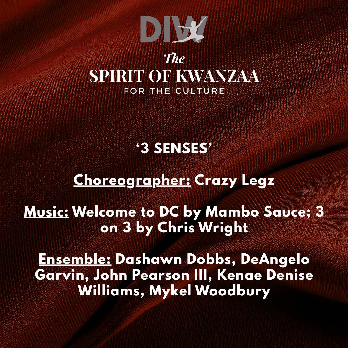 The Spirit of Kwanzaa 2024: For The Culture - 3 Senses