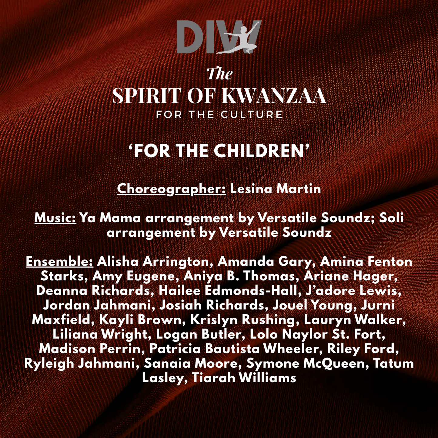 The Spirit of Kwanzaa 2024: For The Culture - For the Children