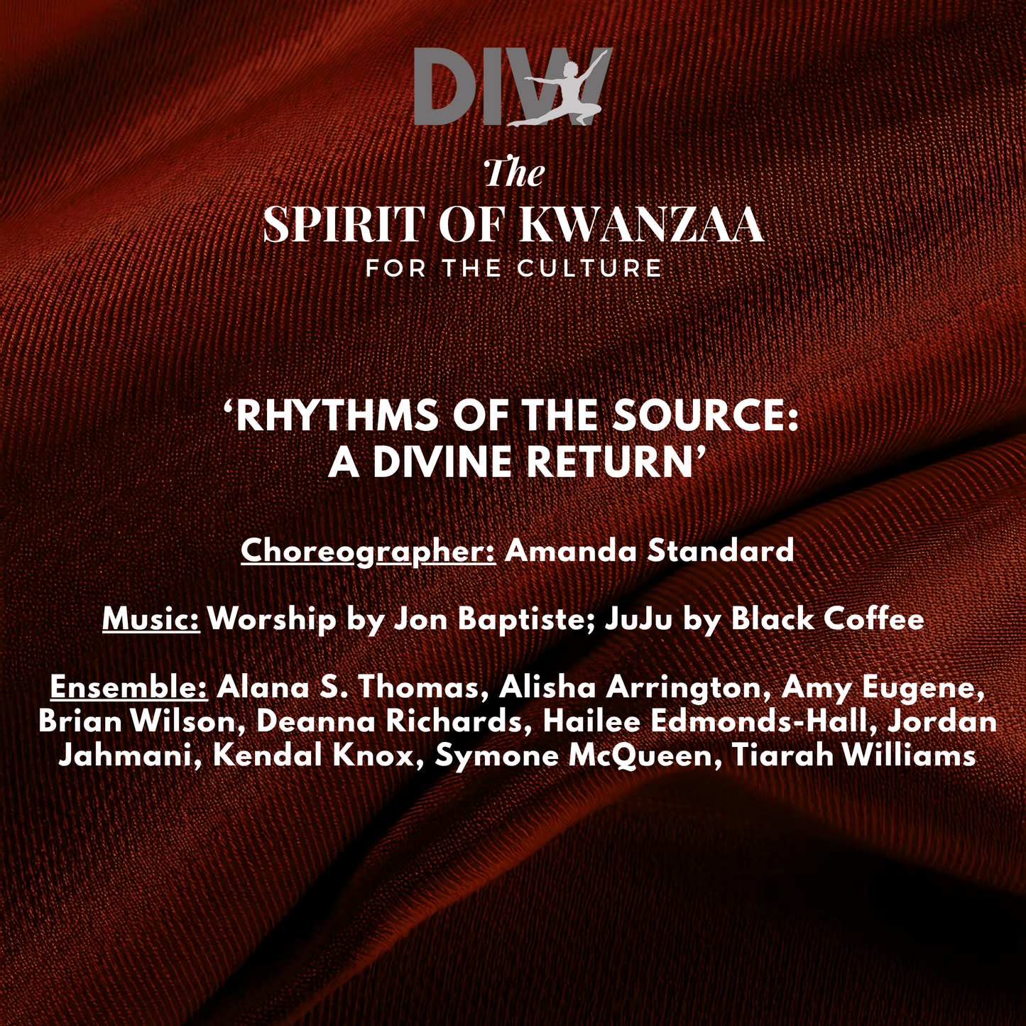 The Spirit of Kwanzaa 2024: For The Culture - Rhythms of the Source: A Divine Return